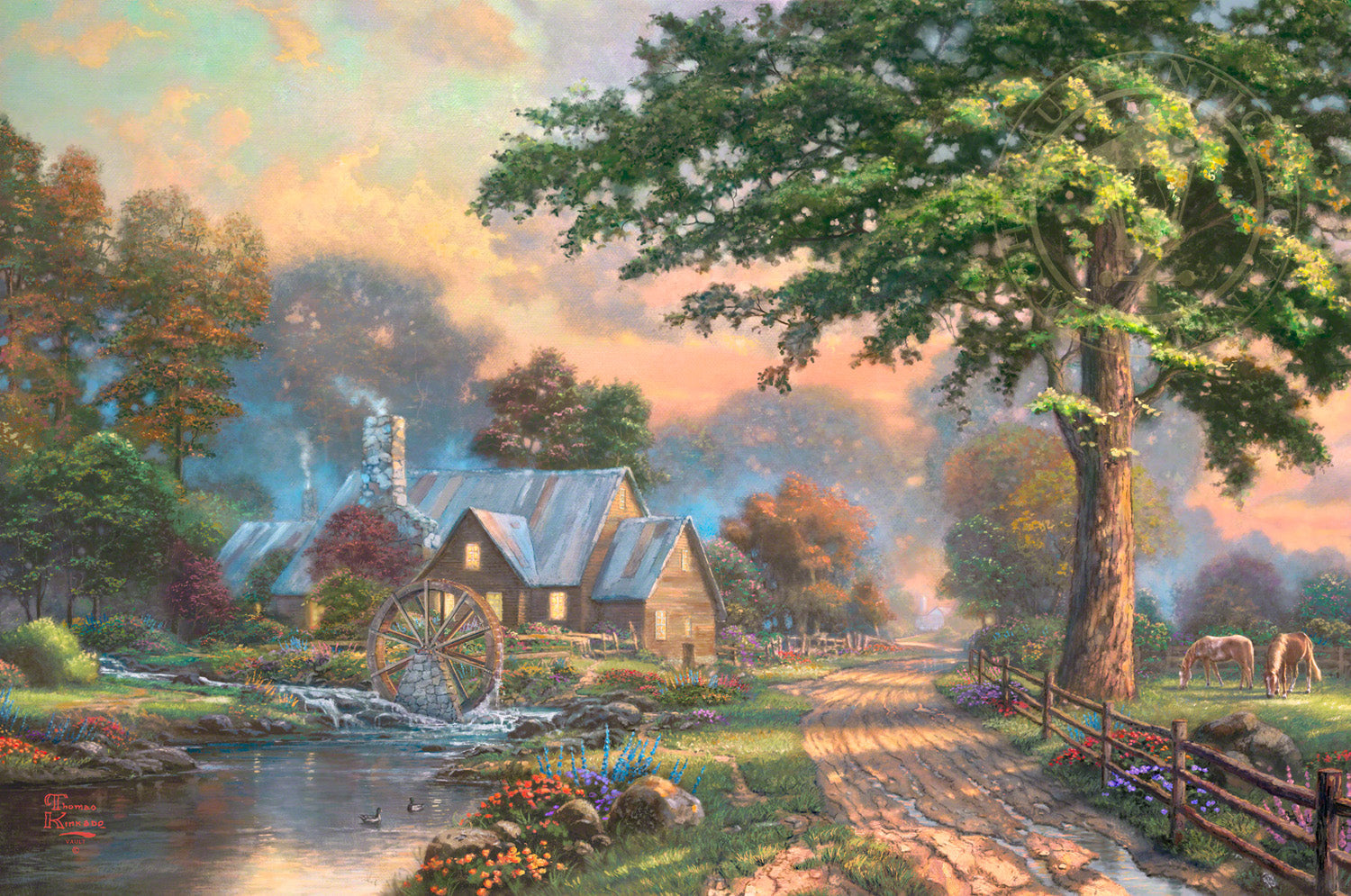 12 Pc Thomas 2024 Kinkade Simpler Times 6