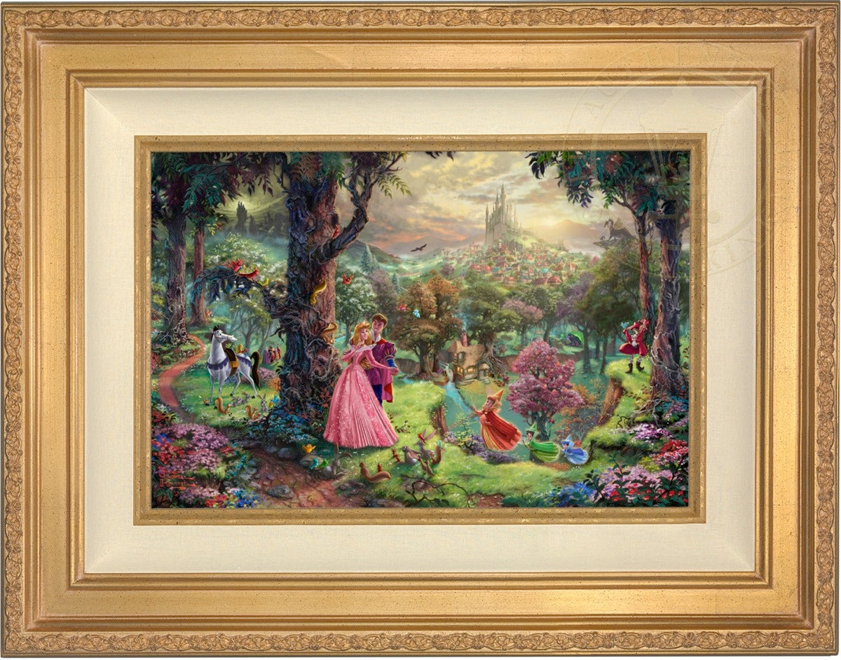 Disney Sleeping purchases Beauty Thomas Kinkade picture 20.5x15.5