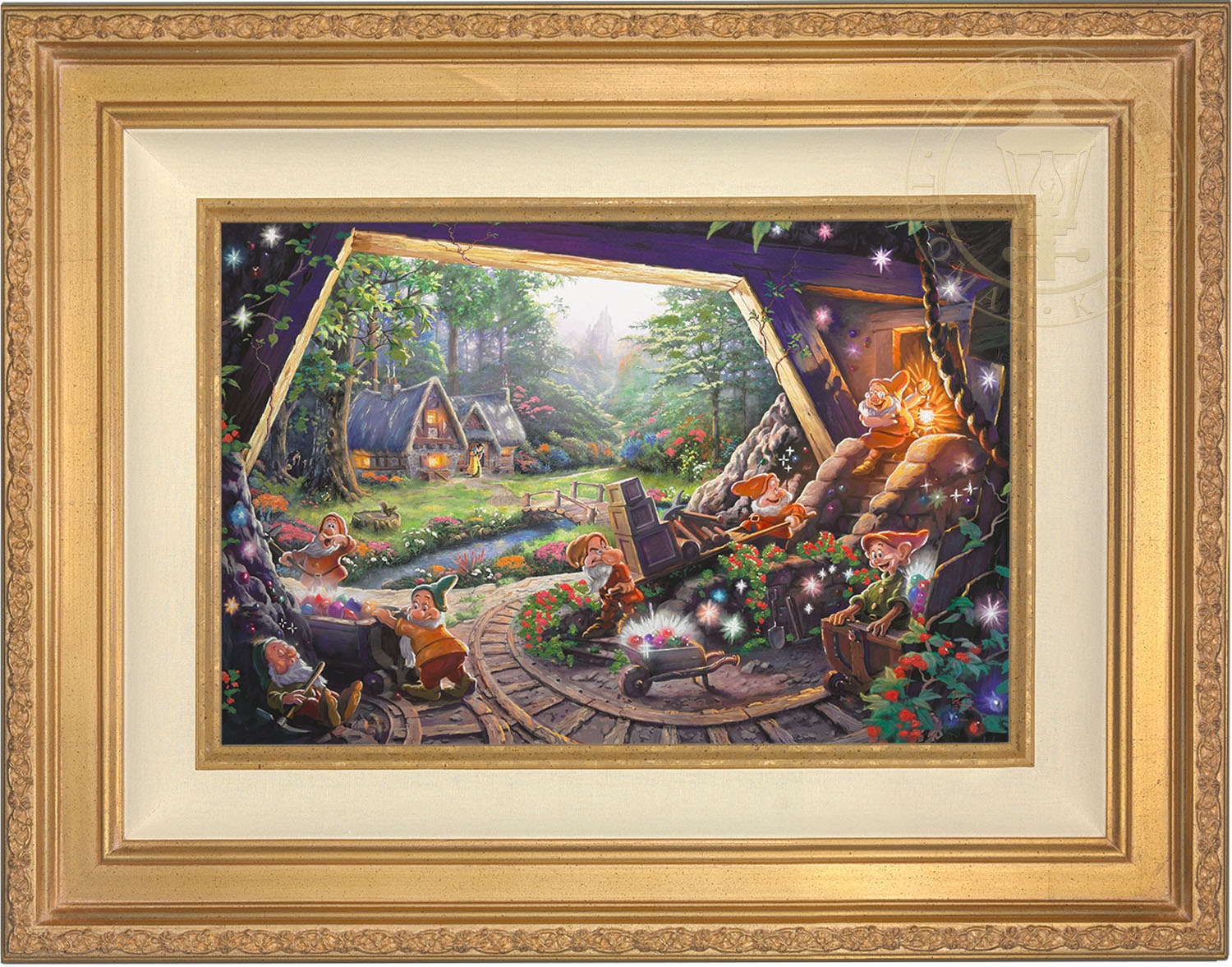 Thomas Kinkade Disney Puzzle - 750 Pcs / Snow White & the seven