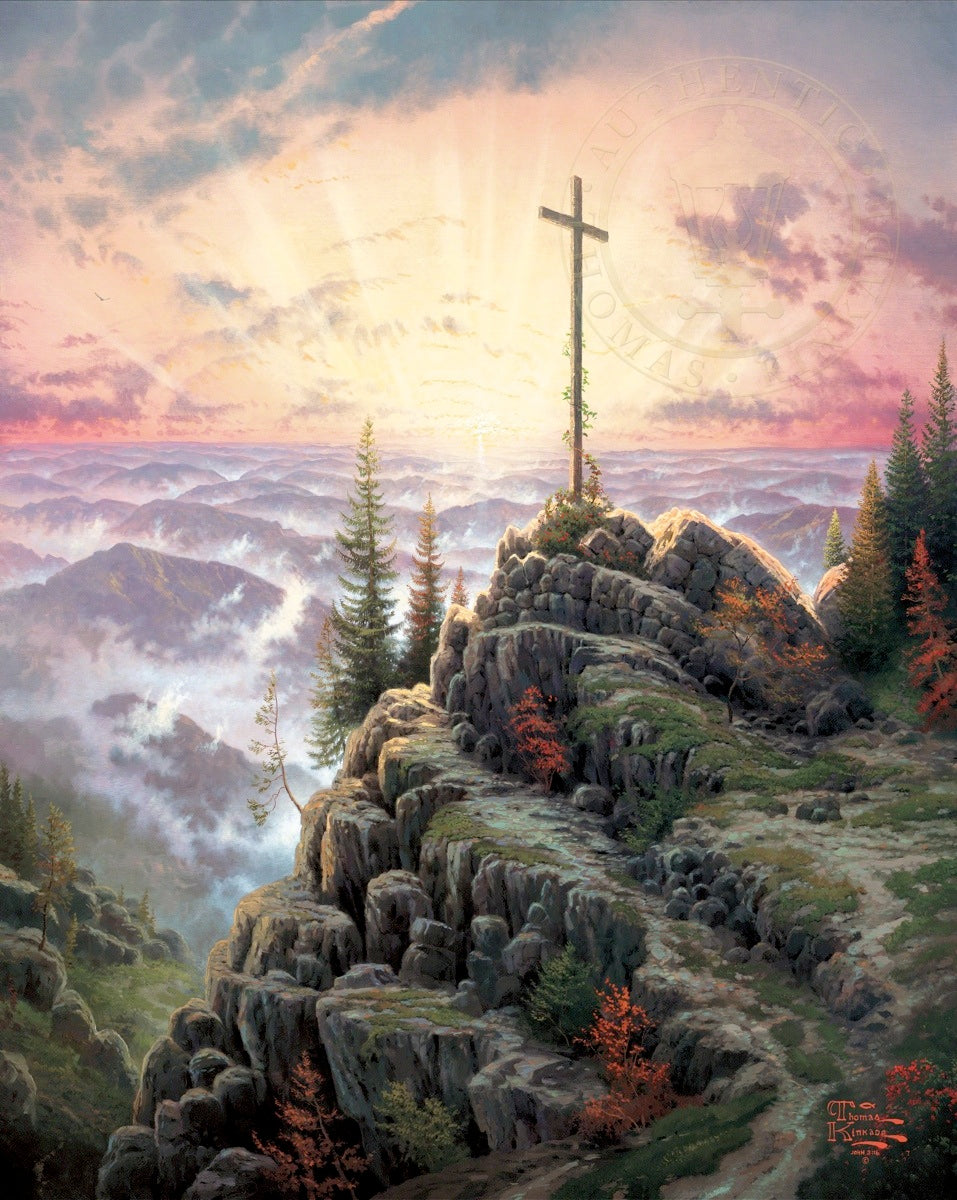 Sunrise Framed Art by deals Thomas Kinkade