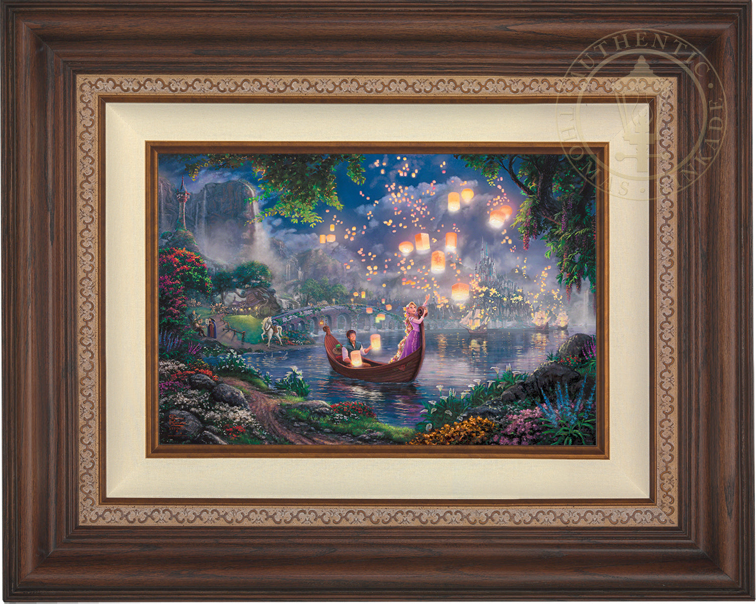 THOMAS KINKADE キャンバス ラプンツェル-