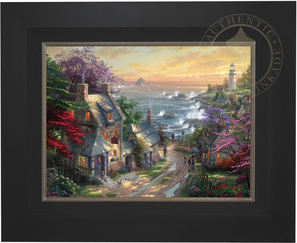 Thomas Kinkade factory The Village Lighthouse Seaside Village I 27