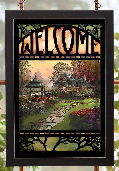 welcomemake-a-wish-framed-stained-glass-kinkade-5386498404.jpg